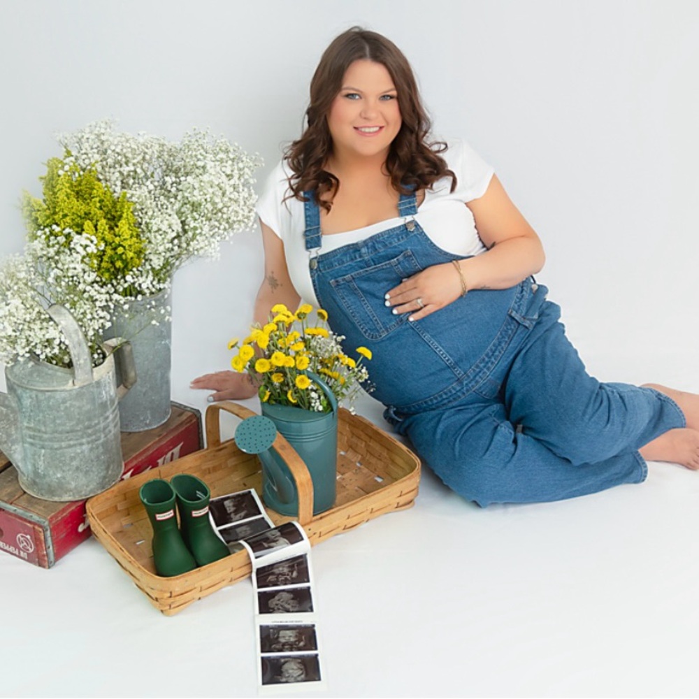 Blue Denim Maternity Overalls